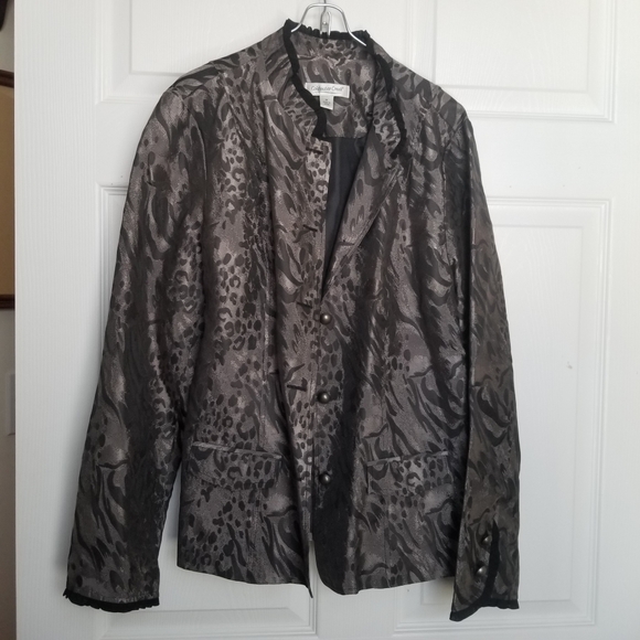 Coldwater Creek Animal Print Work Wear, Stylish Jacket - Picture 1 of 6